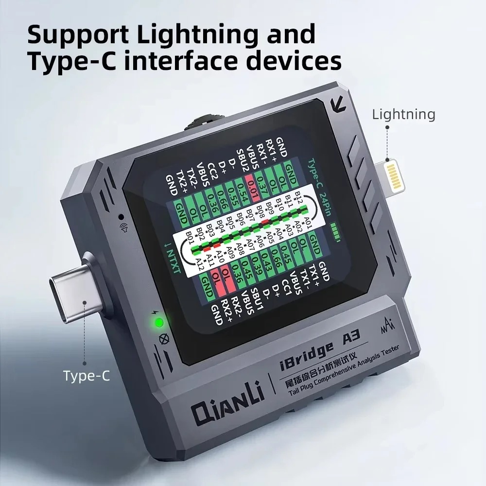 Power Tools Book - QIANLI iBridge A3 Detektor Steker Ekor