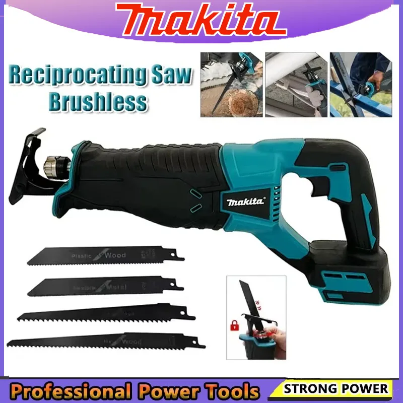Power Tools Used - Gergaji Reciprocating Tanpa Kabel Makita Brushless,