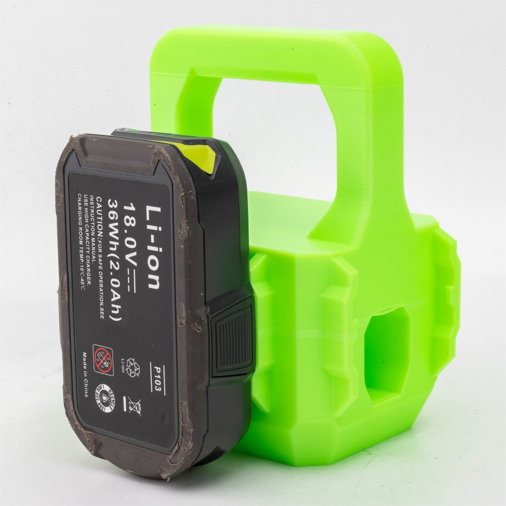 Power Tools Ryobi - Tempat Baterai 4 Slot dengan Stand