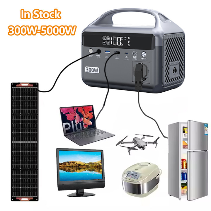 Power Tools Station - Generator Tenaga Surya 300W dengan Baterai