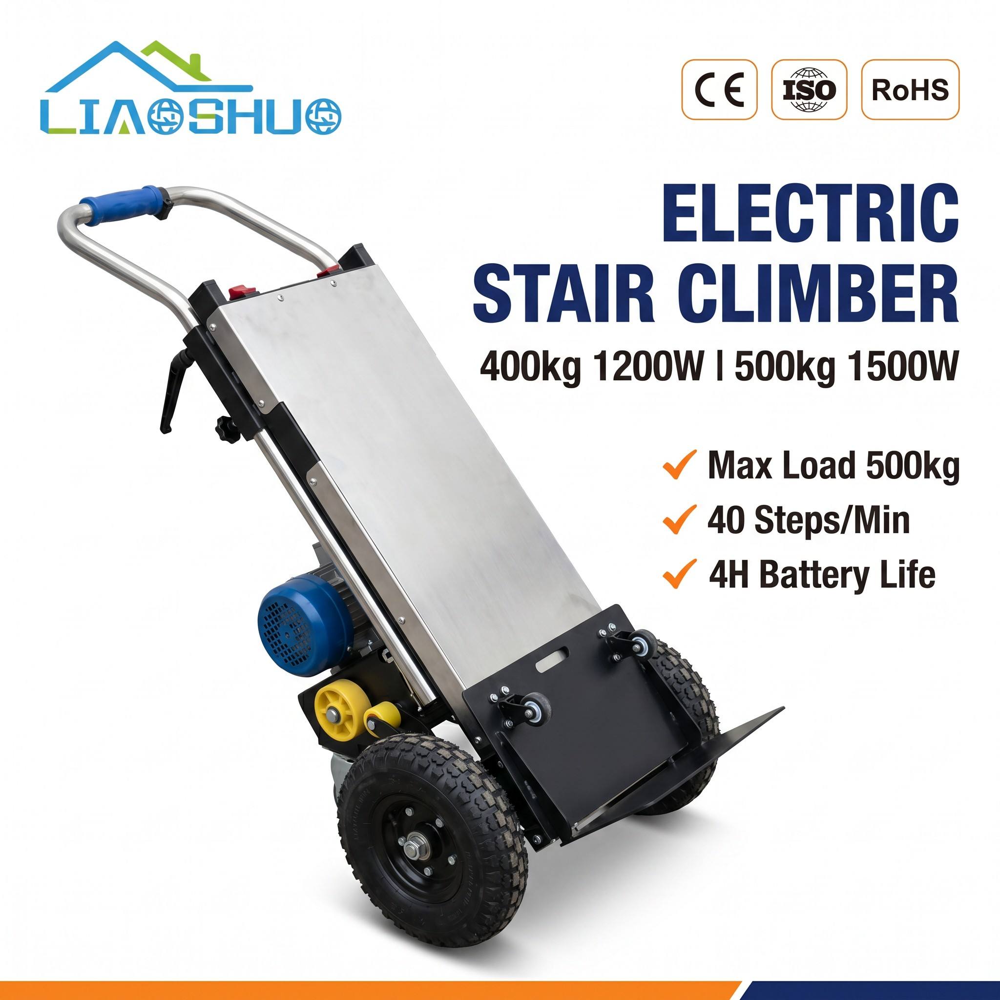Power Tools Company - Gerobak Tangga Listrik 300kg, Truk Dorong