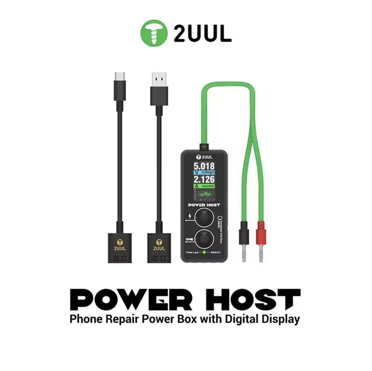 Power Key Tools - 2UUL PW15 Power Host Ampere-Voltage Meter