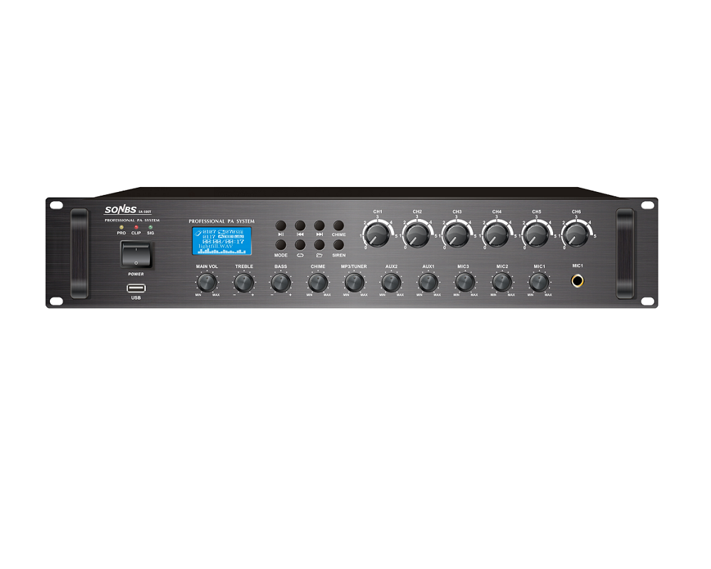 Power Tools Zones - 500w 80hz~16khz Sistem PA 6 Zona
