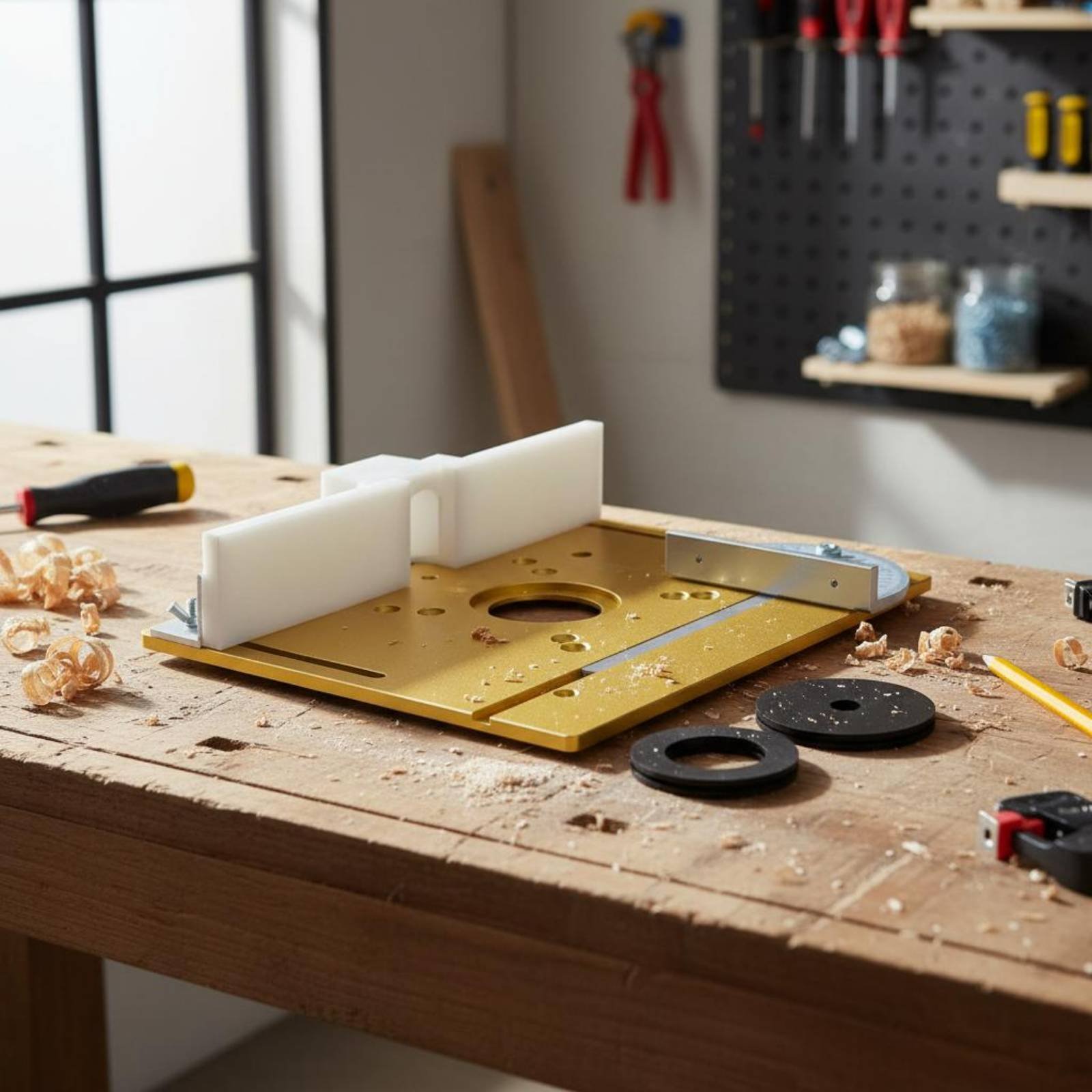 Pelat Sisipan Meja Router Alum - Power Tools Guide ulasan dan harga
