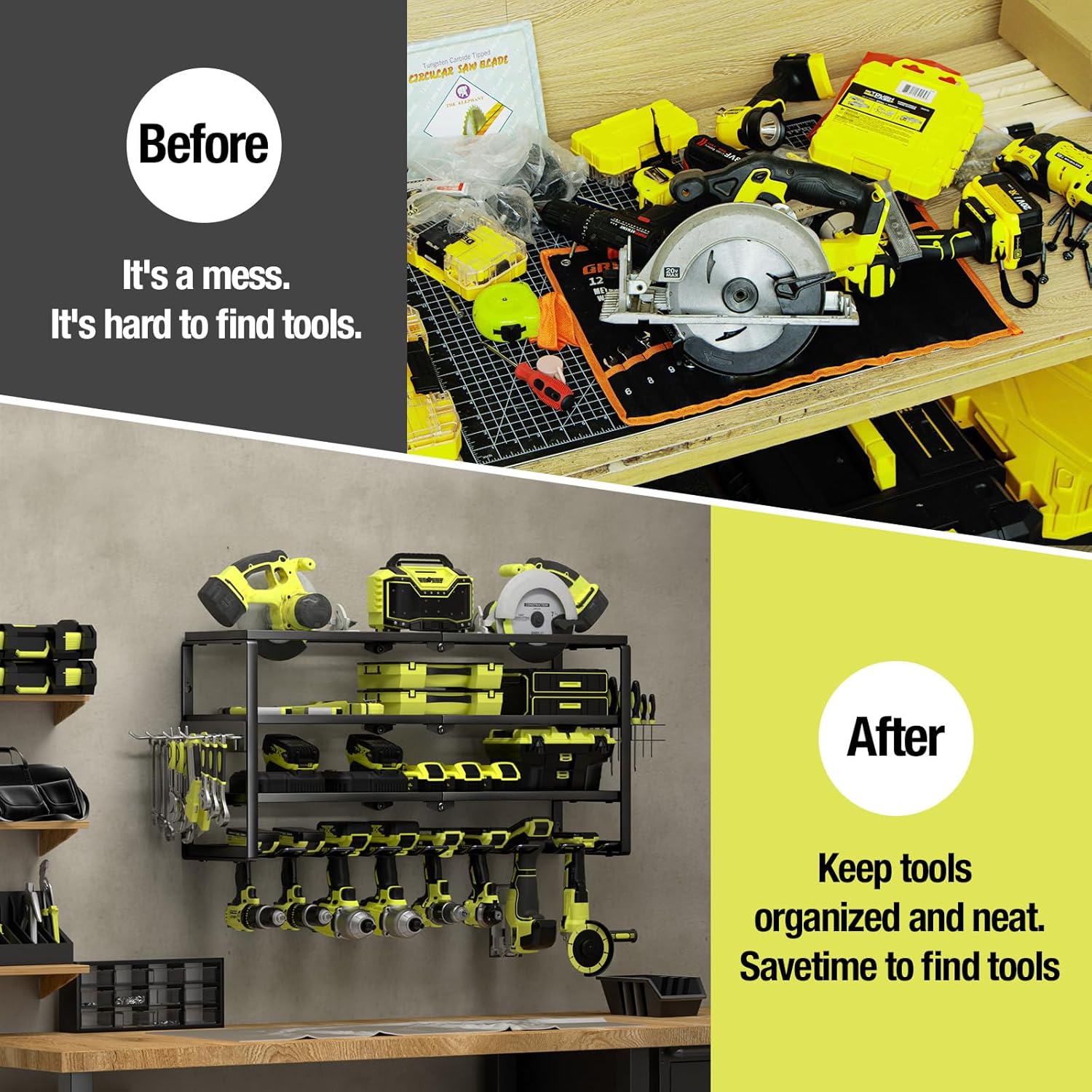 Organizer Alat Listrik Dinding - Power Tools Station ulasan dan harga