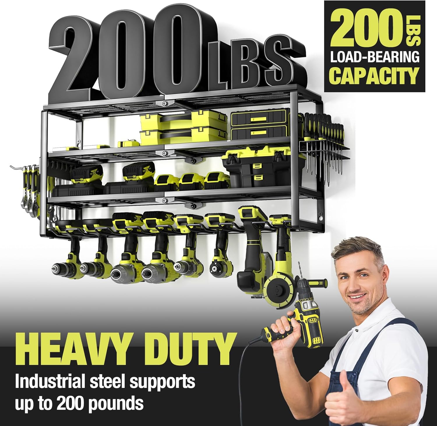 Organizer Alat Listrik Dinding - Power Tools Station ulasan dan harga