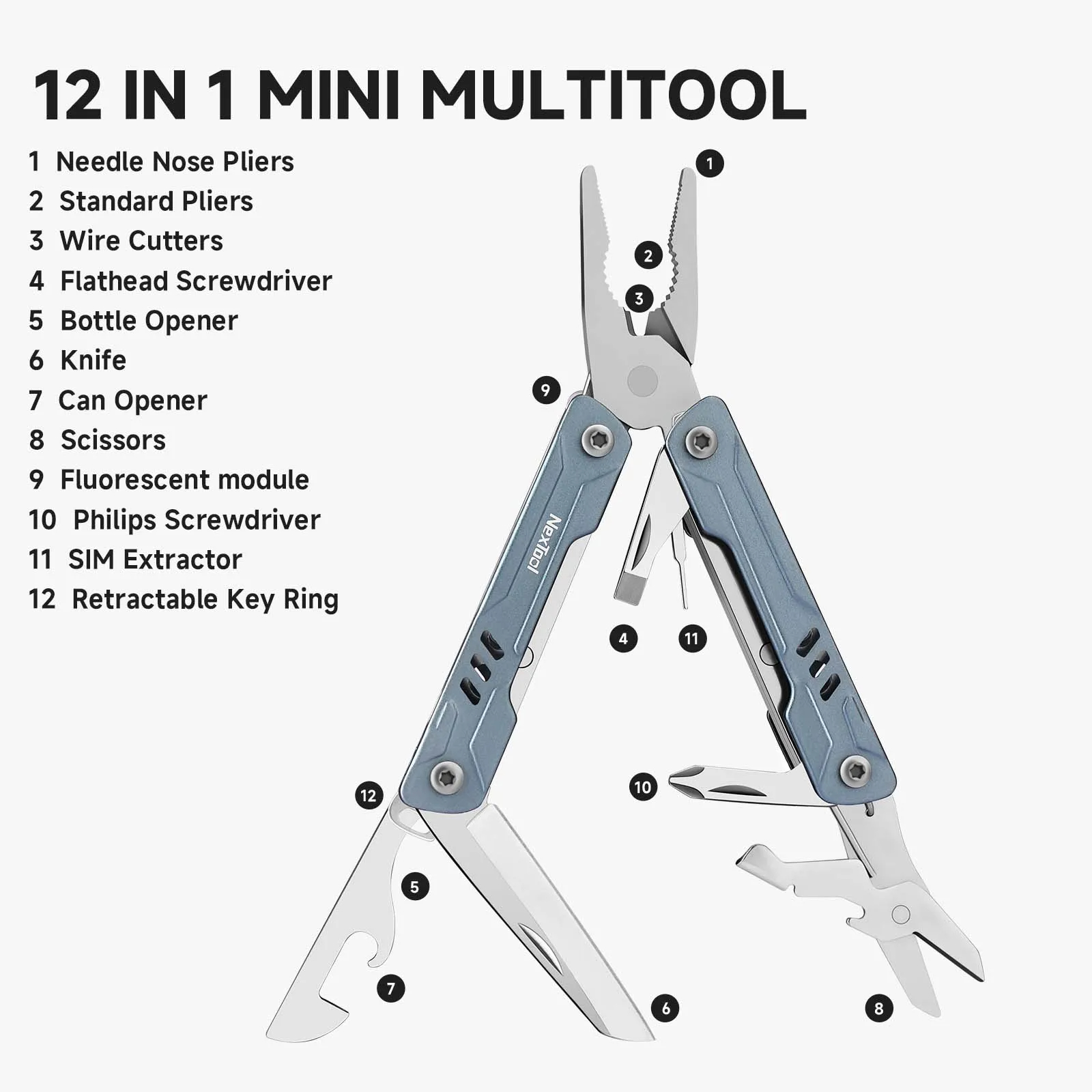 NexTool Mini Sailor S11 12-in- - Power Key Tools ulasan dan harga