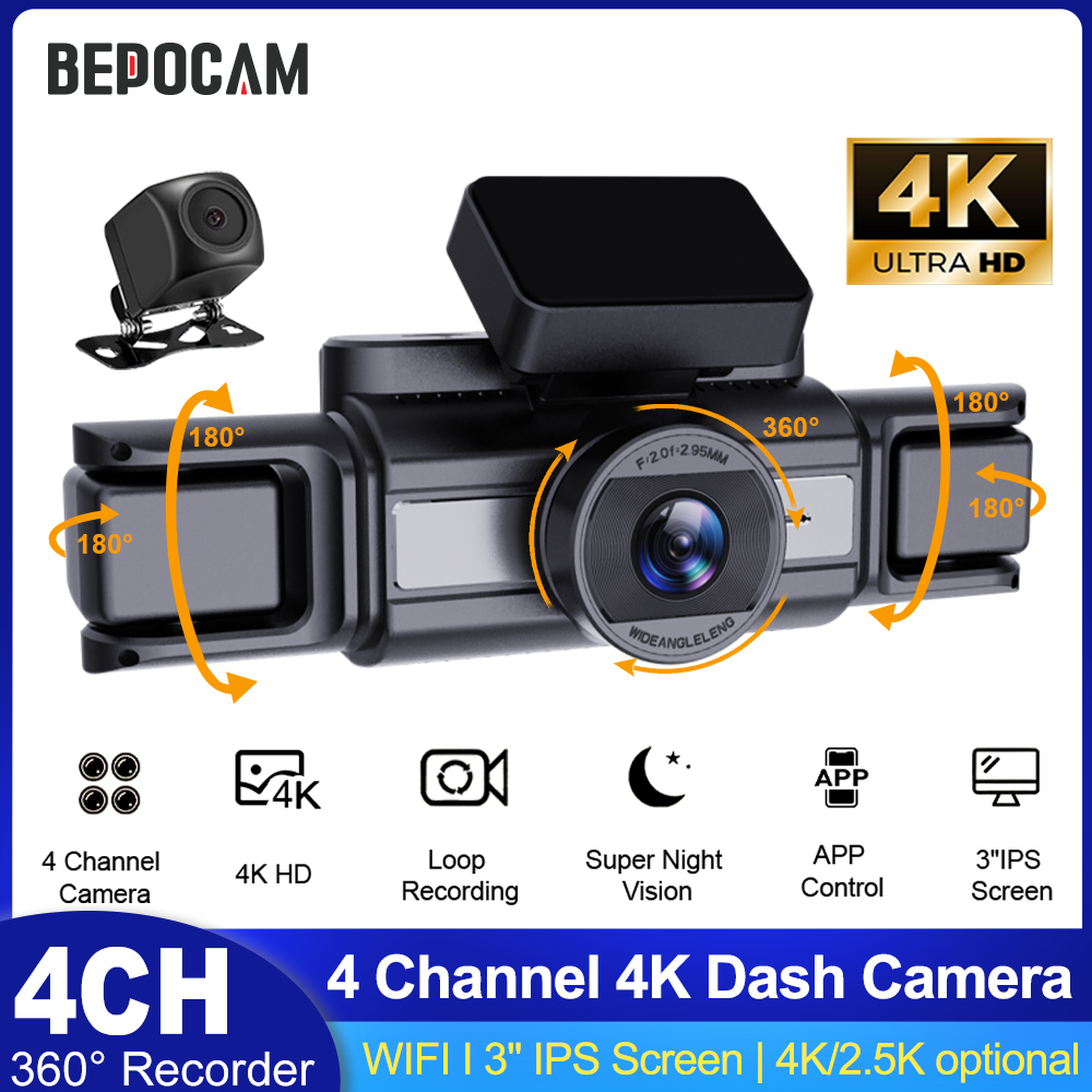 Kamera Dasbor BEPOCAM 4CH 4K u - Power Tools Japan ulasan dan harga
