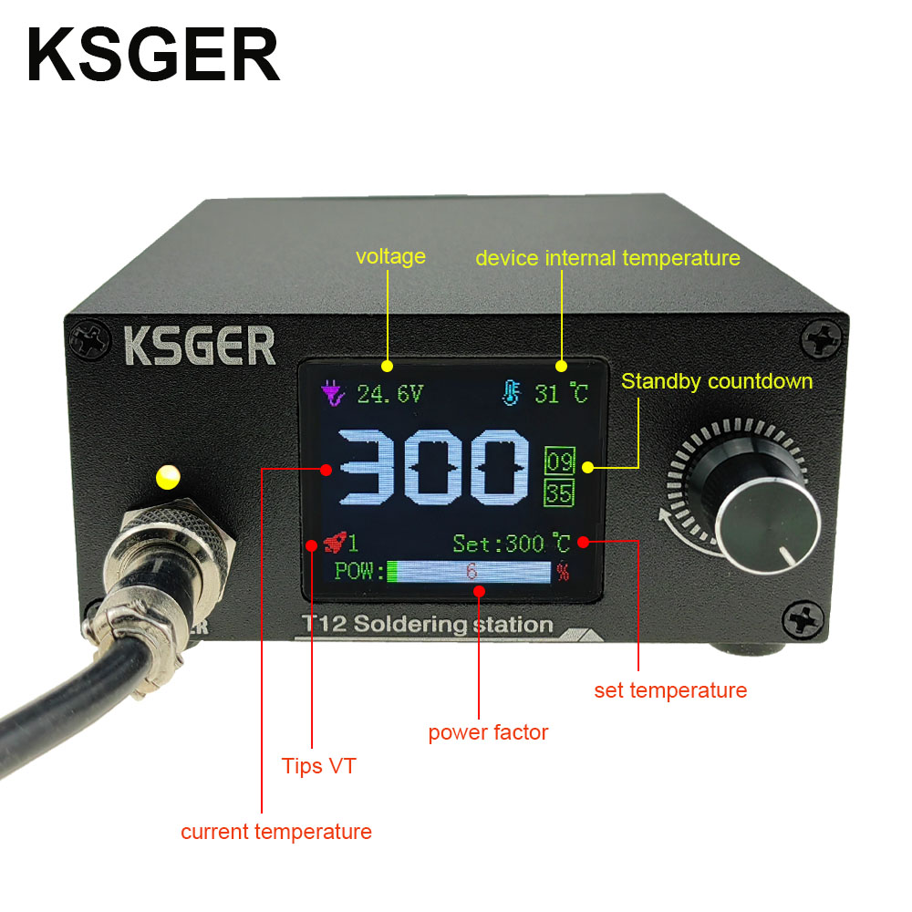 KSGER T12 Alat Solder Ujung Be - Power Tools Station ulasan dan harga