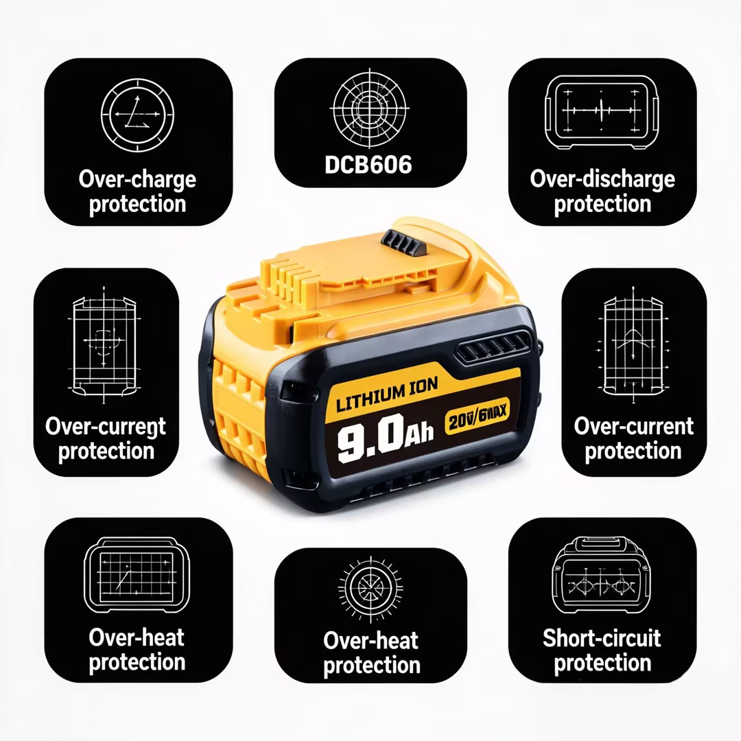 Baterai Lithium-ion 9/12/15Ah  - Power Tools Used ulasan dan harga