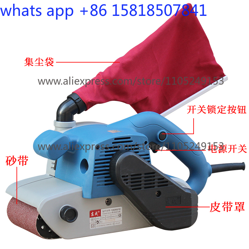 Mesin gerinda sabuk Dongcheng, - Power Tools Dongcheng ulasan dan harga