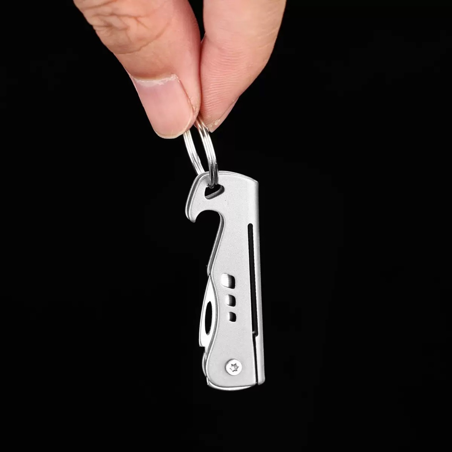 Pisau Gantungan Kunci Multifun - Power Key Tools ulasan dan harga