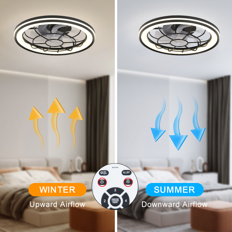 Lampu kipas langit-langit LED  - Power Tools Company ulasan dan harga