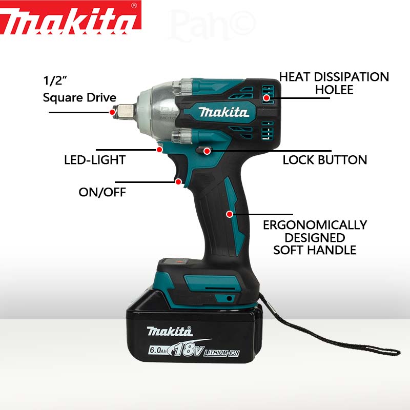 MAKITA DTW300Z Kunci Impack Ba - Power Tools Used ulasan dan harga